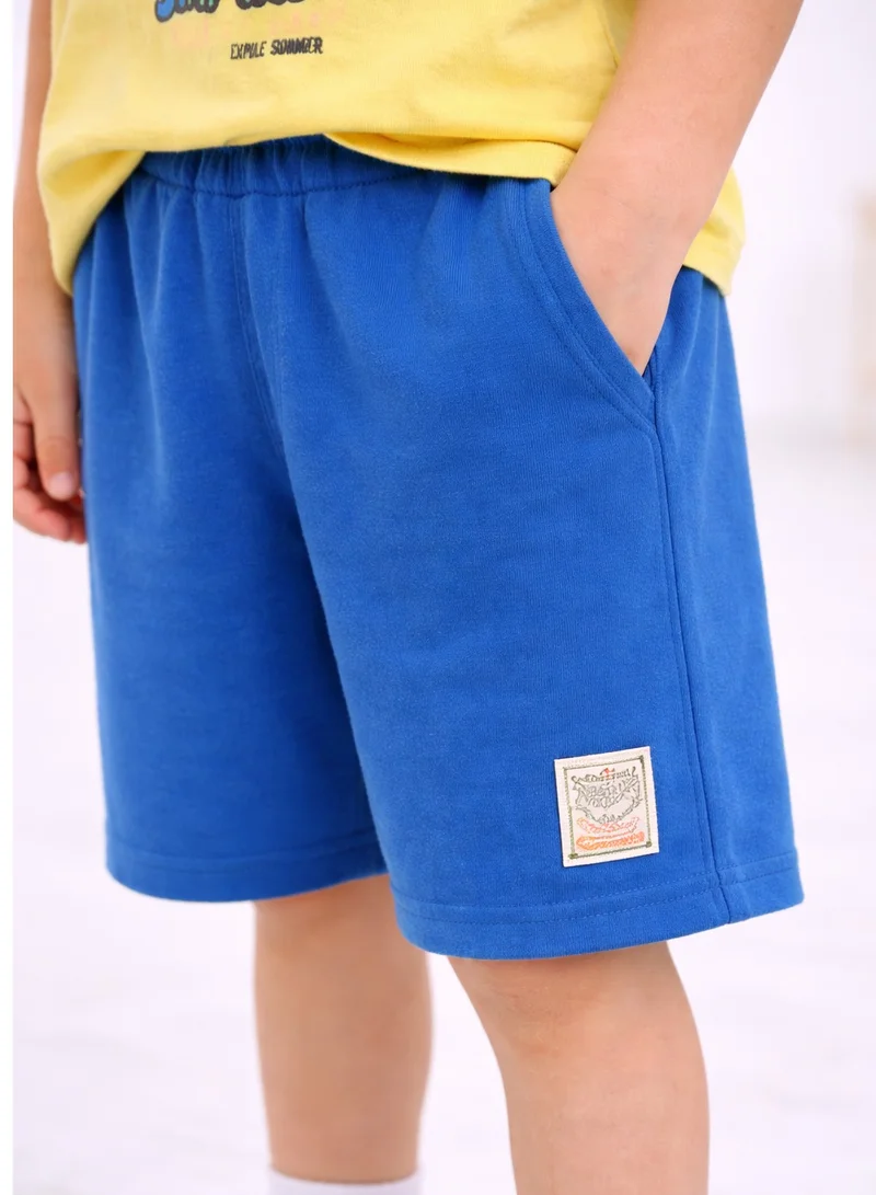 Victor And Jane  Boys Sunset Ride T-Shirt & Blue Shorts Set for Men | Best Price UAE